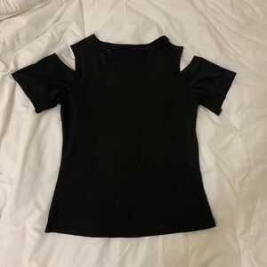 Women’s cold shoulder dress shirt
